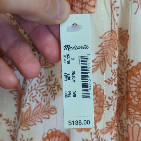 Madewell Scoop-back Cami Midi Dress - Picture 3 of 6